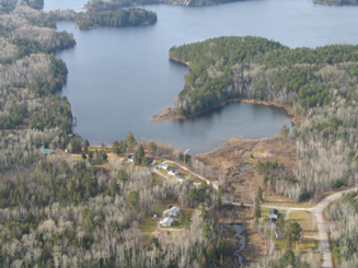lodge for sale on large lake in Blind River